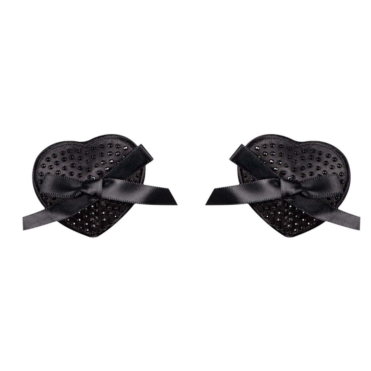 Cubrepezones Corazón Negro