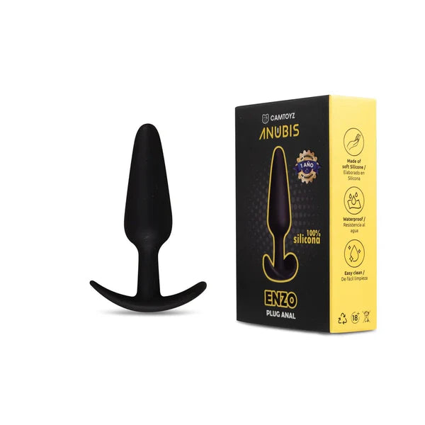CamToyz Plug Anal Anubis Enzo Negro S