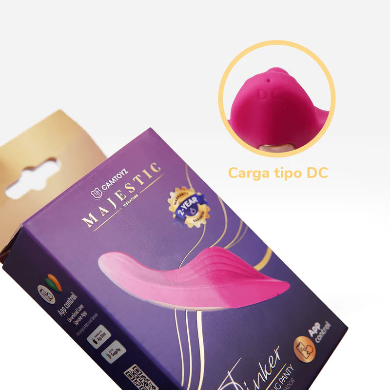Vibrador De Panty Interactivo Tinker Majestic