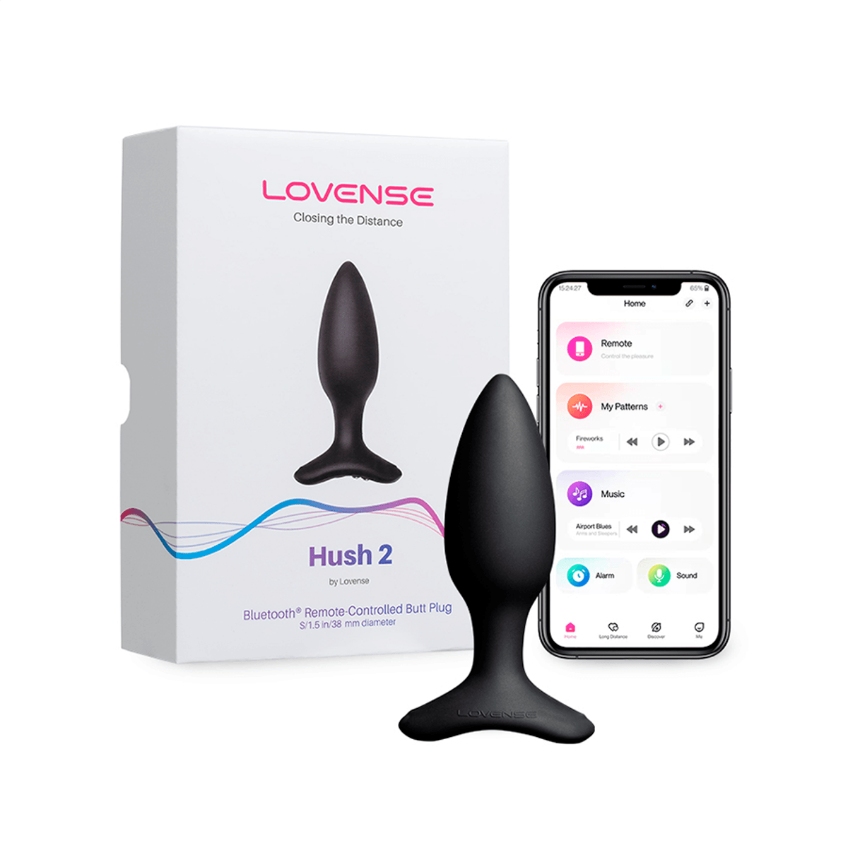 Lovense Hush 2 Vibrador Anal Interactivo Hush