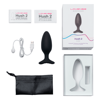 Lovense Hush 2 Vibrador Anal Interactivo Hush