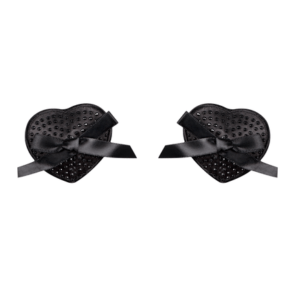 Cubrepezones Corazón Negro