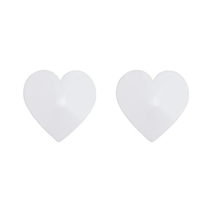 Cubrepezones Corazón Blanco