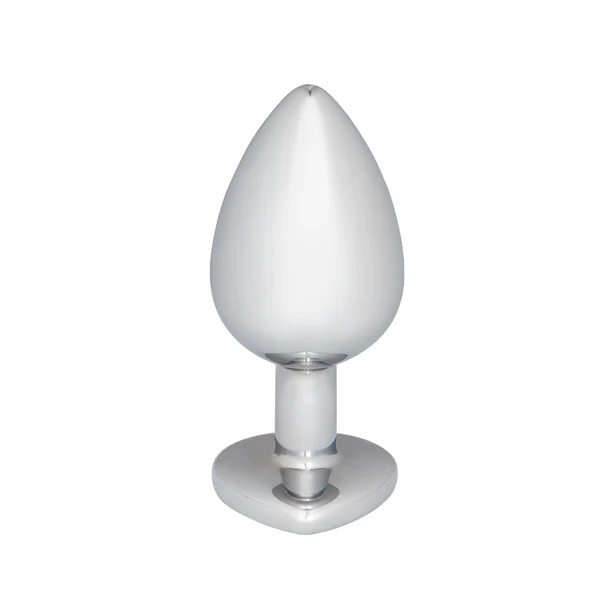 Plug Anal Corazón Gema Fucsia Talla M