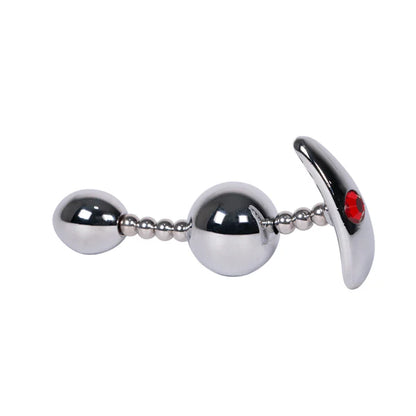 Plug Anal Double Egg Gema Roja