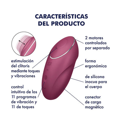 Satisfyer Tap & Climax 1 Estimulador De Clitoris