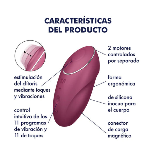 Satisfyer Tap & Climax 1 Estimulador De Clitoris